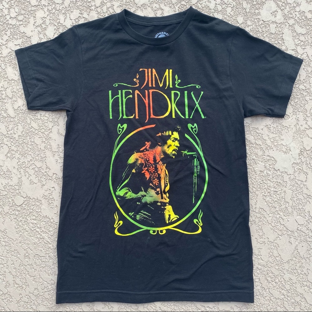 Jimi Hendrix Black Rock T-Shirt Adult Women’s sz S